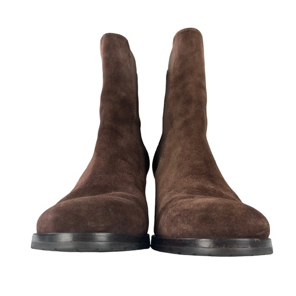 Cole Haan Block Heel Brown Suede Chelsea Boot Womens Size 9 - Picture 7 of 12